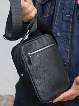 Мужская кожаная сумка Dierhoff ДМ 2040/МХ - Sergio valentini фото 4