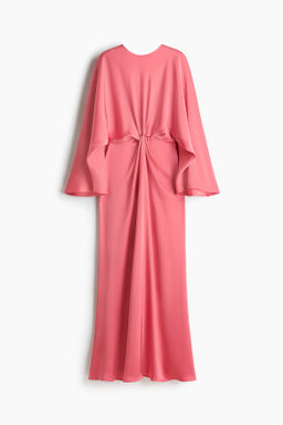 Vestido de sat?n con detalle girado - H&m фото 2