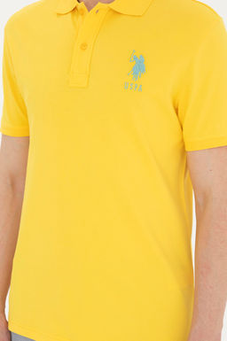 U. S. Polo Assn / Мужская желтая базовая футболка - U.s. polo assn фото 13