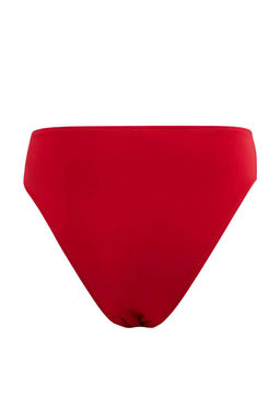 K?rm?z? Yuksek Bel Regular High Leg Basic Bikini Alt? TBESS26BA00001