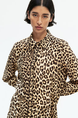 Vestido estampado con cinturon de anudar - H&m фото 2
