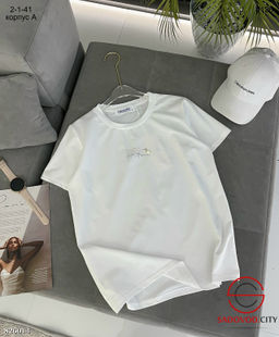 Футболка женская однотонная