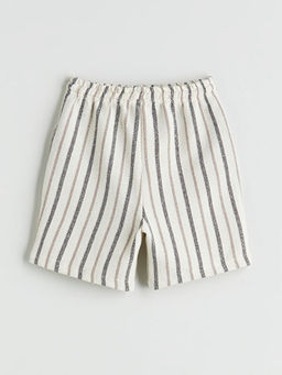 Beli Lastikli ?izgili Erkek ?ocuk ?ort