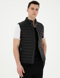 Siyah Dolgulu Ultra Hafif _i_me Yelek