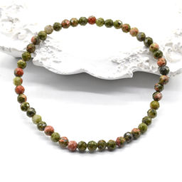 Браслет на резинке шарик гр.4мм из аметиста, 17см - Радуга камня фото 10