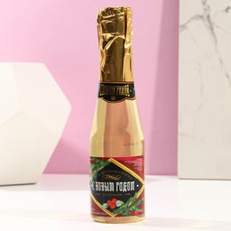 Подарочный новогодний набор женский Сказочного года: гель для душа во флаконе шампанское 250 мл, крем для тела 200 мл - Чистое счастье фото 4