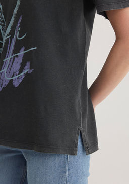 Mavi Bask?l? Gri Istanbul Tisort  фото 6