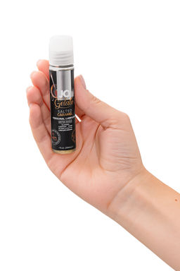 Съедобный лубрикант на водной основе JO Gelato Salted Caramel, со вкусом солёная карамель, 30 мл