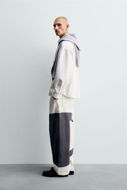 CHAMPION ® X ZARA OXFORD SHIRT WITH PATCHES  фото 12