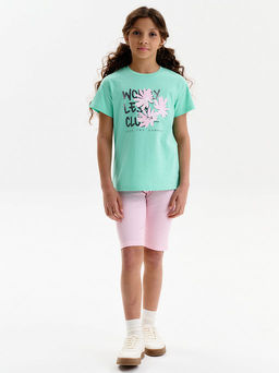 PELICAN, футболка для девочек, Ментол  фото 3