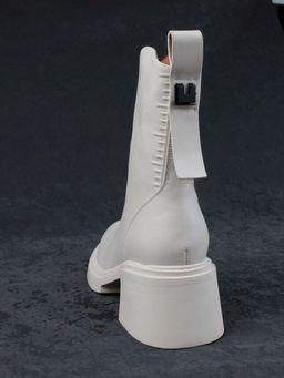 04-M3-L807 BEIGE Ботинки зимние женские (натуральная кожа, натуральный мех)