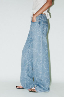 MID-RISE BAGGY TRF JEANS - Zara фото 4
