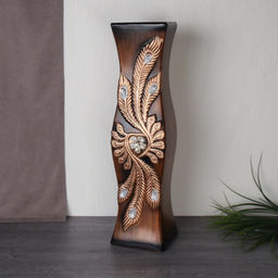 Ваза 70 см / FRE-500 BRWON /уп 6/ - Галеонтрейд фото 2
