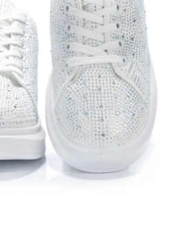 05-6739-1 WHITE Кроссовки женские (искусственные материалы) - No name фото 14