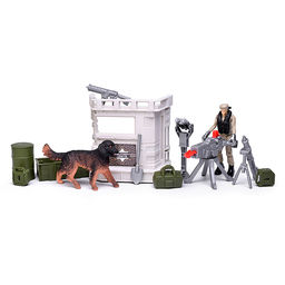 Набор машин "Военная база" в коробке