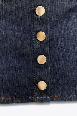 Z1975 DENIM CROP TOP - Zara фото 8