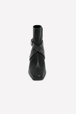 LEATHER HEELED BOOTS LUDOVIC DE SAINT SERNIN x ZARA  фото 3