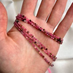 Бусины для украшений из Турмалина микс огранка