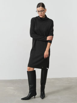 Платье из кашемира 13116 графит