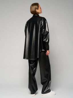 Рубашка женская 12411-33047 black - Eleganzza фото 5