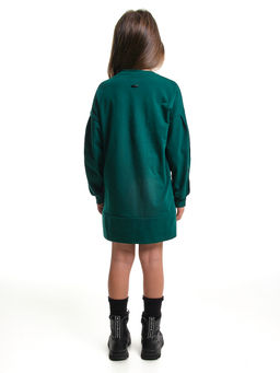 Платье миди стильное для праздников и утренников UD 8054 т.зеленый - Mini maxi фото 2
