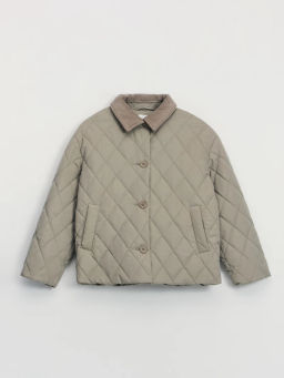 Куртка стёганая с вельветовым воротником / Zarina