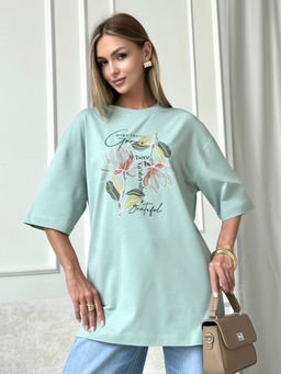 Футболка хлопок 95%, лайкра 5% - Binita фото 2