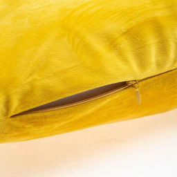 Наволочка декоративная с кисточками Этель цвет жёлтый, 45х45 см, полиэстер, велюр  фото 4