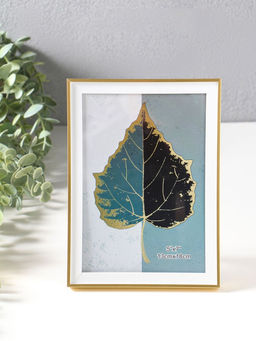 Цена за 2 шт. Фоторамка для фото 13×18 см «Современная классика», пластик, под золото и белый, 19×13.8×1.5 см