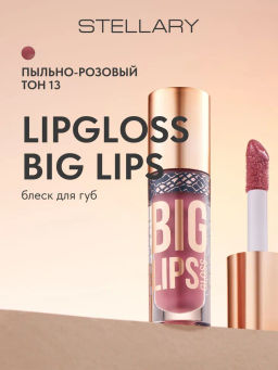 Блеск для губ Stellary Lipgloss Big Lips тон 13 пыльно-розовый