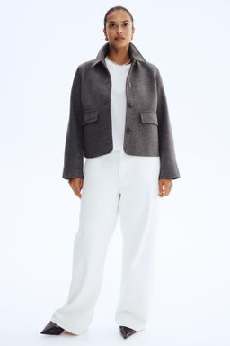 Chaqueta con cuello camisero - H&m фото 6