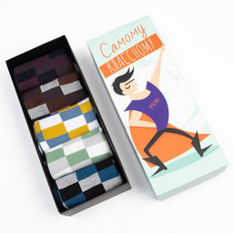 Носки мужские KAFTAN Самому классному, набор 5 пар, р-р 39-41