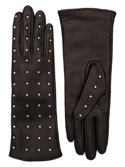 Перчатки женские 100% ш IS912 black/silver