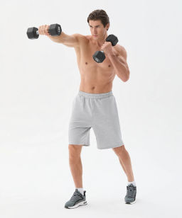 Гантель гексагональная STARFIT DB-301PRO 6 кг, обрезиненная, черный  фото 5