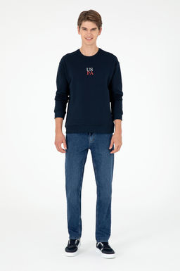 Мужской темно-синий базовый свитшот Неожиданная скидка в корзине - U.s. polo assn фото 4