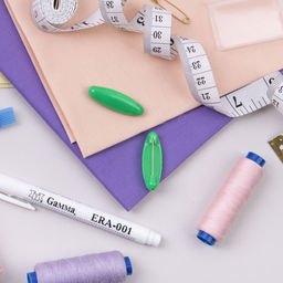 Булавки английские BLITZ BUD-006 с пластиковым верхом в блистере 6 шт 36 мм №01 ассорти