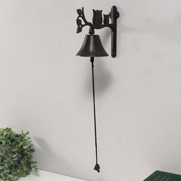 Колокол сувенирный чугун Сова с совёнком на ветке 20х10,5х17 см - Simaland фото 2