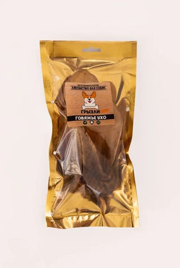 ГрызлиНям Говяжье ухо 75г. п/э