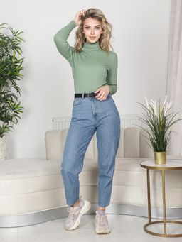 Водолазка женская В-06 (кашкорсе) Оливковая