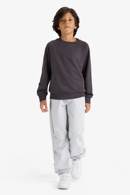 Bisiklet Yaka Basic D_z Okul Sweatshirt Erkek _ocuk - Defacto фото 2
