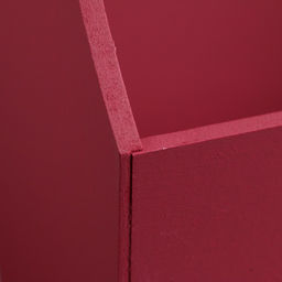 Кашпо деревянное Виллиан Лонг, с ручкой, 2512,510(28) см Бордо - Дарим красиво фото 5