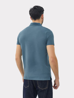 Поло Mark Formelle хлопок серый деним  фото 3