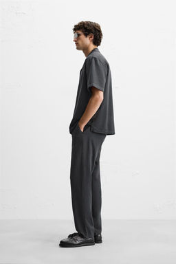 COTTON - LINEN TROUSERS - Zara фото 4