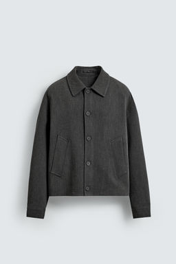 TEXTURED OVERSHIRT - Zara фото 7