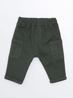 Beli Lastikli Basic Erkek Bebek Kargo Pantolon