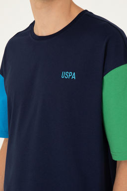 Футболка мужская U.S. Polo Assn темно-синяя хлопок  фото 14