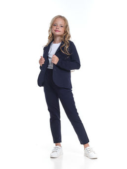 Комплект для девочки школьный UD 7691/7692 т.синий - Mini maxi фото 4