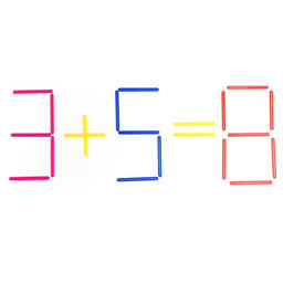 Цена за 4 шт. Счетные палочки 30 штук, в пластиковом пенале, МИКС «Фиксики»