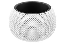Кашпо 3,9 л 29*29*20 см "Сфера" белое (модель 573)