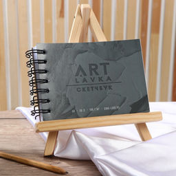 Скетчбук А6, 60 листов 190 г/м2 Серый - Artlavka фото 8